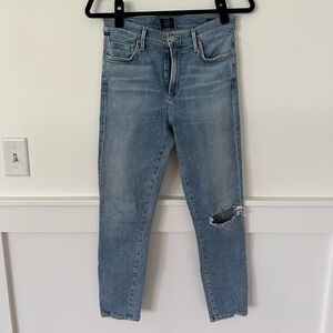 Citizens of Humanity Mid Rise Rocket Crop Skinny